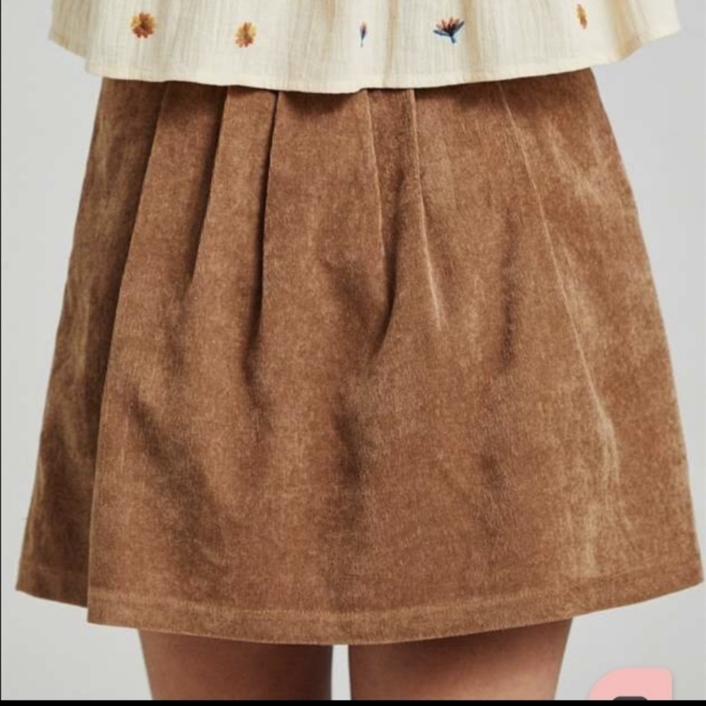 alter'd State Griffin High Waisted Brown Skirt Size Large - Picture 6 of 12